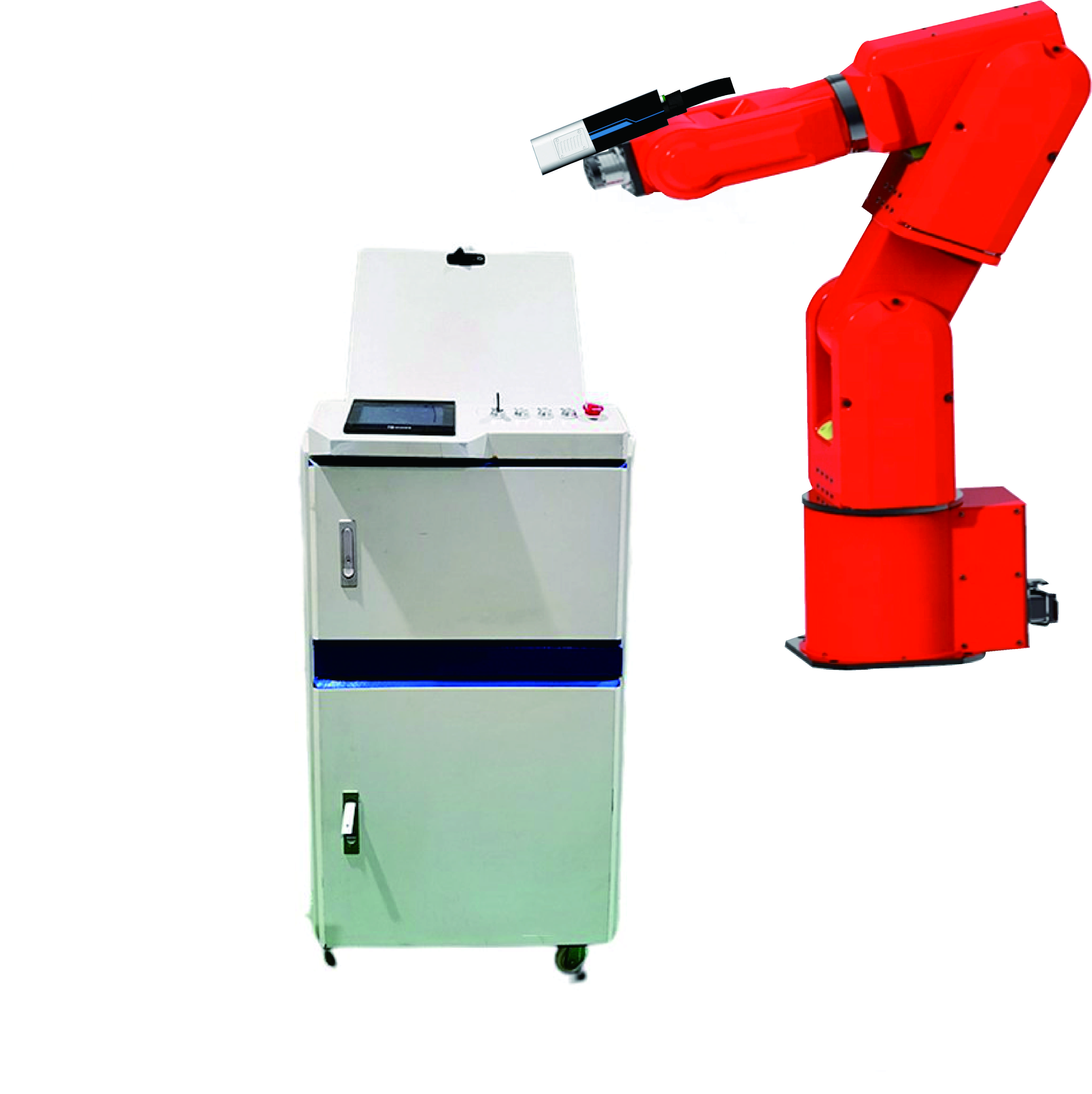 Промышленная автоматическая машина для лазерной очистки
